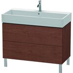Duravit Waschtischunterbau L-CUBE 582x984x459mm amerikanisch nussbaum