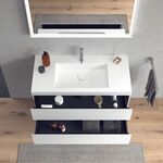 Duravit Waschtischunterbau L-CUBE m WT Vero Air 500x1000x480mm 1 HL we ma
