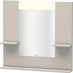 Duravit Spiegel VERO 142x850x800mm, Beleuchtung taupe