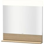 Duravit Spiegel VERO m Be Abl. 800x800x142mm europ. eiche