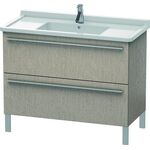 Duravit Waschtischunterbau X-LARGE 1000x470x668mm eiche kaschmir