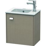 Duravit Waschtischunterbau BRIOSO 442x420x289mm Gri chr Ans rechts leinen
