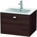 Duravit Waschtischunterbau BRIOSO Gri chrom 442x620x479mm kastanie dunkel