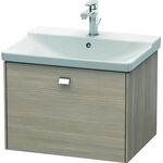 Duravit Waschtischunterbau BRIOSO Griff chrom 450x620x479mm pine silver