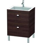 Duravit Waschtischunterbau BRIOSO 701x600x480mm m WT Vero Air Gri chr 1 HL