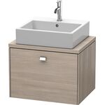 Duravit Konsolenunterschrank BRIOSO Griff chrom 442x620x480mm pine silver