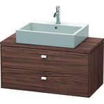 Duravit Konsolenunterschrank BRIOSO Griffe chr 442x920x480mm nussbaum dunkel