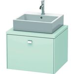 Duravit Konsolenunterschrank BRIOSO Griff chrom 442x620x550mm lichtblau matt