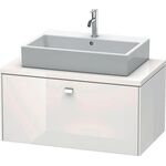 Duravit Konsolenunterschrank BRIOSO Griff chrom 442x920x550mm weiß hochglanz