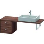 Duravit Konsolenunterschrank BRIOSO Griffe chr 442x420x480mm nussbaum dunkel