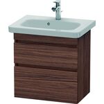 Duravit Waschtischunterbau DURASTYLE 368x580x610mm nussbaum dunkel