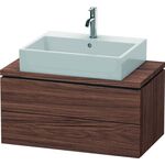 Duravit Konsolenunterschrank L-CUBE 400x820x477mm nussbaum dunkel