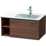Duravit Waschtischunterbau L-CUBE 400x820x481mm Be rechts nussbaum natur