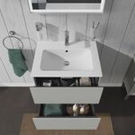 Duravit Waschtischunterbau L-CUBE 620x481x550mm betongrau matt
