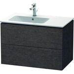 Duravit Waschtischunterbau L-CUBE 550x820x481mm Be li Ei dunkel gebürstet