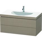 Duravit Möbelwaschtisch DARLING NEW 1000x540mm o Überlauf 1 Hahnloch leinen