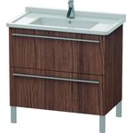 Duravit Waschtischunterbau X-LARGE 800x470x668mm nussbaum dunkel