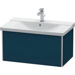 Duravit Waschtischunterbau XSQUARE 405x810x473mm nachtblau seidenmatt