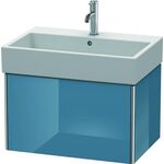 Duravit Waschtischunterbau XSQUARE 397x684x460mm stone blue hochglanz