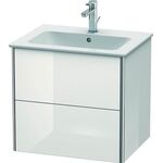 Duravit Waschtischunterbau XSQUARE 560x610x478mm weiß hochglanz