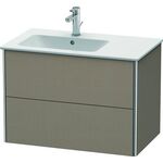 Duravit Waschtischunterbau XSQUARE 560x810x478mm, Becken links leinen