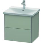 Duravit Waschtischunterbau XSQUARE 565x610x473mm taupe seidenmatt