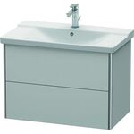 Duravit Waschtischunterbau XSQUARE 565x810x473mm nordic weiß seidenmatt
