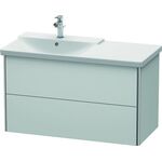 Duravit Waschtischunterbau XSQUARE Be links 565x1010x473mm weiß seidenmatt