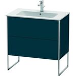 Duravit Waschtischunterbau XSQUARE 832x810x478mm nachtblau seidenmatt