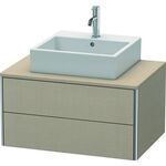 Duravit Waschtischunterbau XSQUARE 400x800x548mm leinen
