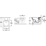 V&B Wand-WC SUBWAY 2.0 comfort ti. 410x580mm spülrandl DirectFlush we