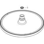 HG Kopfbrause CROMETTA S 240 1 JET Low Pressure, DN 15 chrom