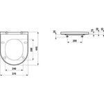 Laufen WC-Sitz KARTELL mit Deckel, abnehmbar weiß