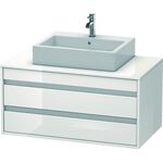 Duravit Waschtischunterbau KETHO 550x1000x496mm weiß hochglanz