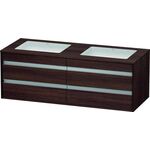 Duravit Waschtischunterbau KETHO 550x1400x496mm kastanie dunkel