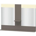 Duravit Spiegel VERO 142x1100x800mm Be fla grey seidenmatt