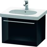 Duravit Waschtischunterbau X-LARGE 458x600mm schwarz hochglanz