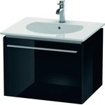 Duravit Waschtischunterbau X-LARGE 497x600x456mm schwarz hochglanz