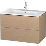 Duravit Waschtischunterbau L-CUBE 820x481x550mm eiche gebürstet