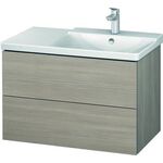 Duravit Waschtischunterbau L-CUBE 820x481x555mm pine silver