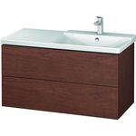 Duravit Waschtischunterbau L-CUBE 1020x481x555mm amerikanisch nussbaum