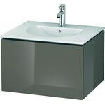 Duravit Waschtischunterbau L-CUBE 514x620x400mm flannel grey hochglanz