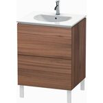 Duravit Waschtischunterbau L-CUBE 514x620x704mm nussbaum natur