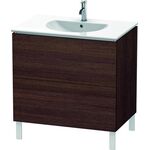 Duravit Waschtischunterbau L-CUBE 534x820x704mm kastanie dunkel