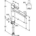 Kludi Spültisch-Einhandmischer ZENTA DN 15 chr