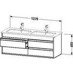 Duravit Waschtischunterbau KETHO 480x1270x475mm weiß matt