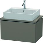 Duravit Konsolenunterschrank L-CUBE 400x720x477mm flannel grey seidenmatt