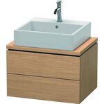 Duravit Konsolenunterschrank L-CUBE 400x620x477mm europäische eiche