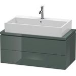 Duravit Konsolenunterschrank L-CUBE 400x920x477mm dolomiti grey hochglanz