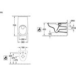 V&B Wand-WC ViCare ti. 360x700mm spülrandl DirectFlush we